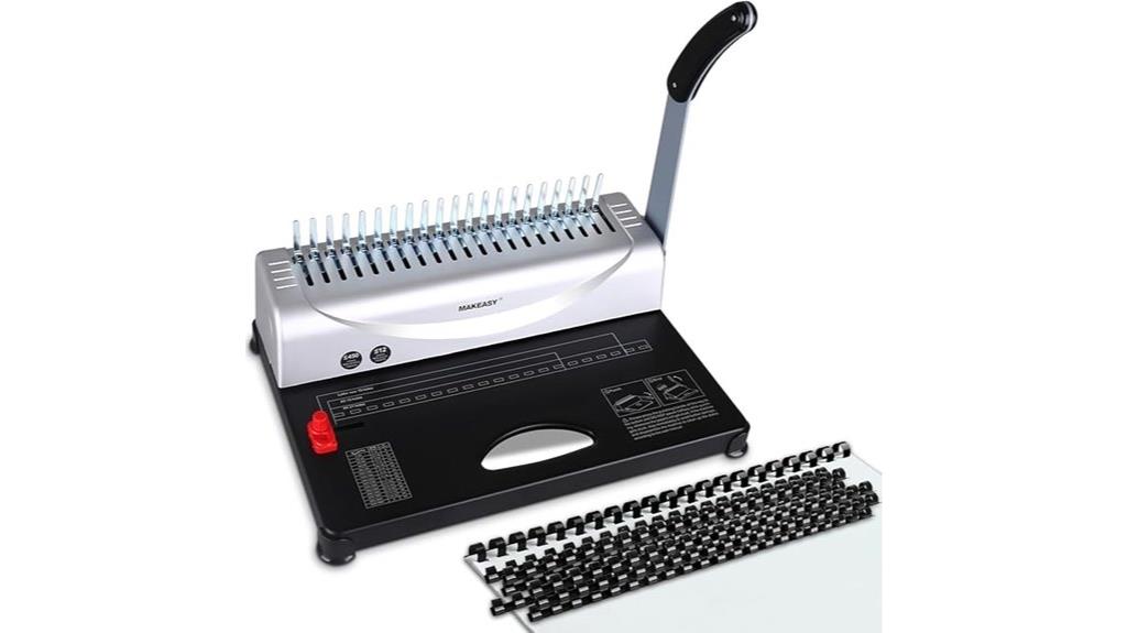 binding machine evaluation summary