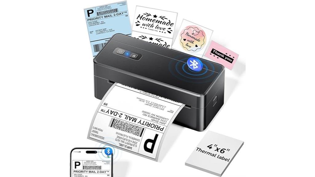 bluetooth label printer review
