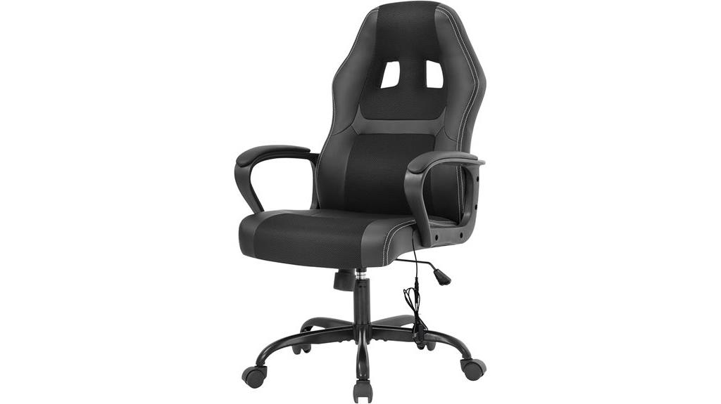 comfortable gaming chair support