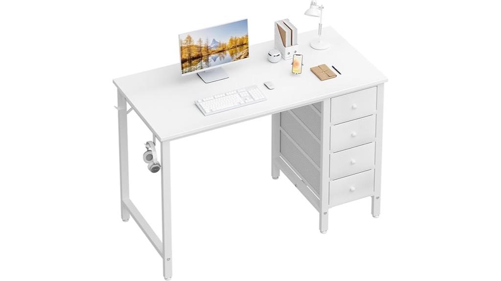 compact and stylish workspace