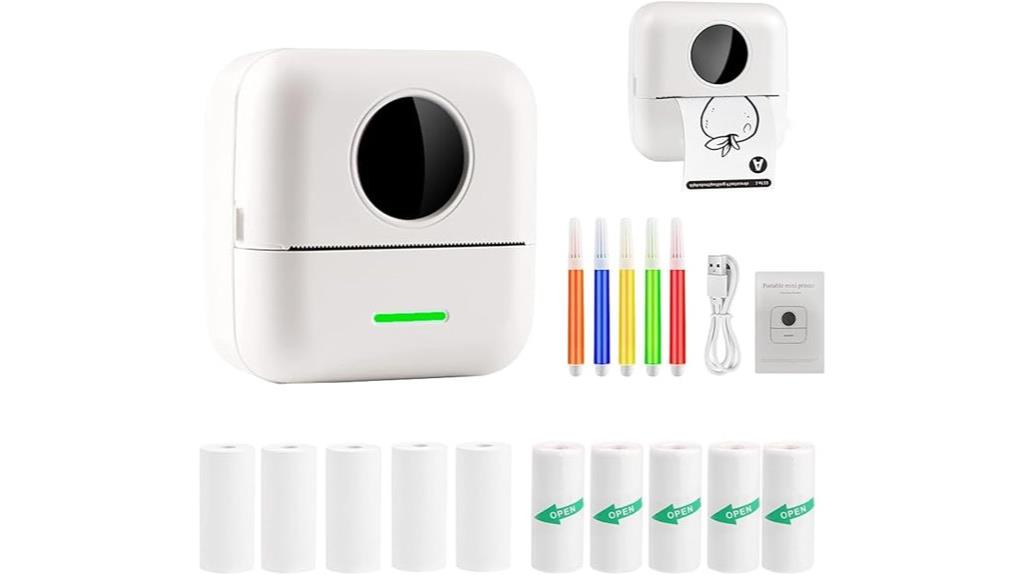 compact thermal sticker printer