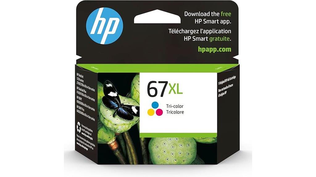 hp 67xl ink cartridge performance