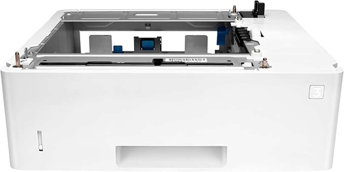 hp laserjet paper tray review