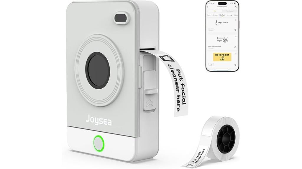 joysea bluetooth label maker