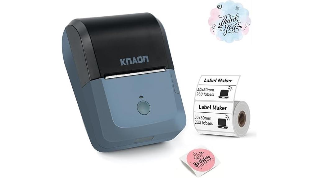 knaon bluetooth label maker