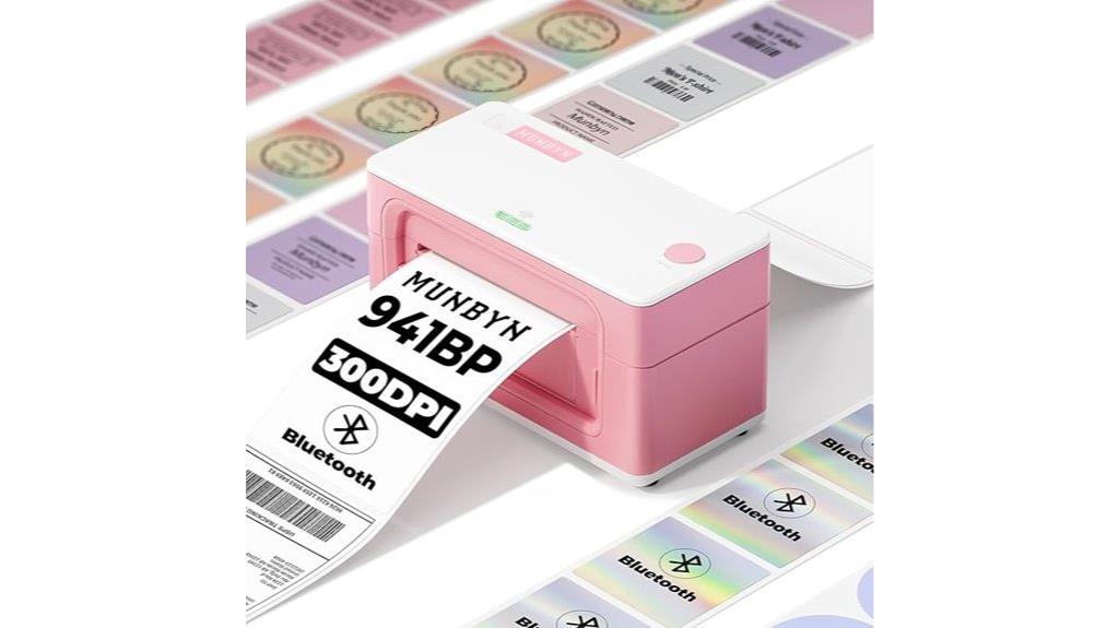 munbyn bluetooth label printer