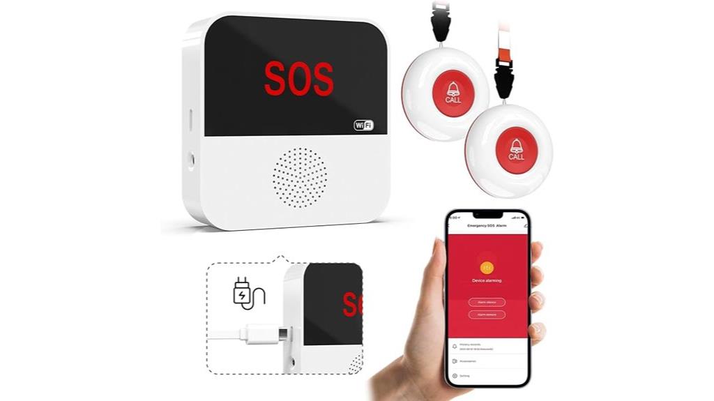 smart wireless caregiver pager
